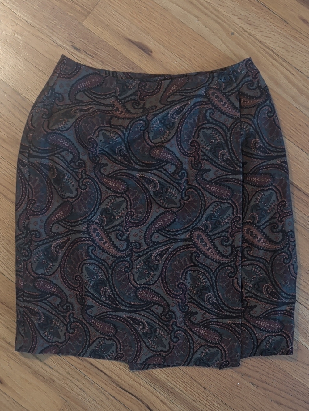 Hunt Club Paisley Pencil Skirt
